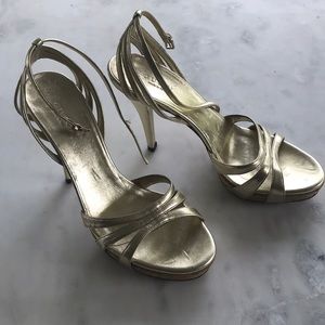 Gold Gucci Sandals size 6